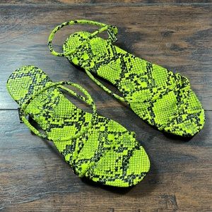 Miss Lola Neon Sandals